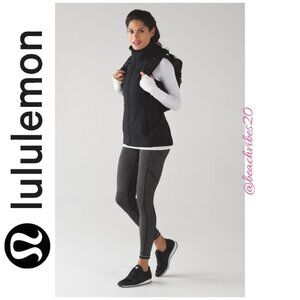 LULULEMON ATHLETICA Run For Cold Vest Black 6 EUC